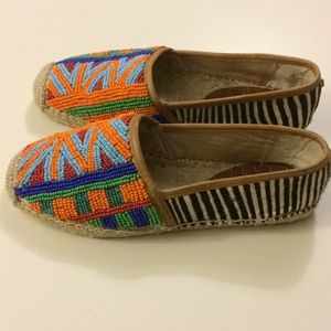 Sam Edelman Lida Natural Beaded Espadrilles